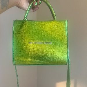 Pre-Owned Brandon Blackwood Metallic Green ESR Tote
